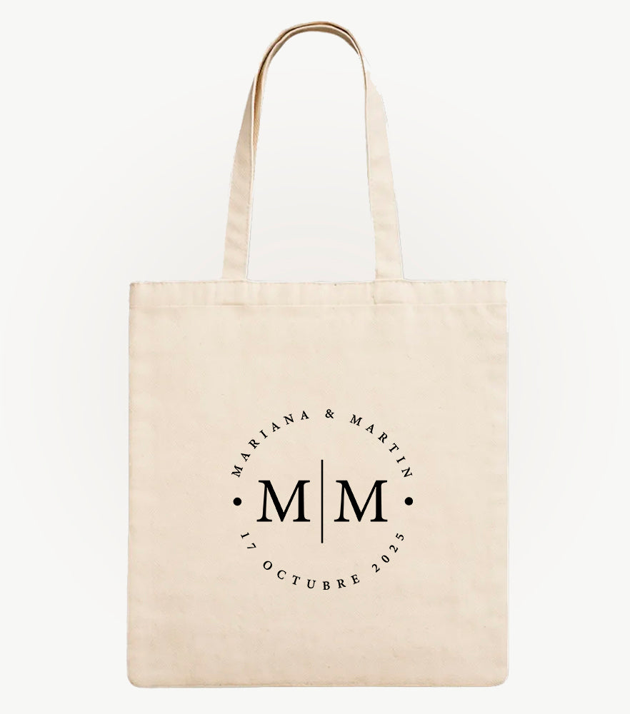 Tote bag, bolsa personalizada, bolsa de manta personalizada, bolsa para souvenirs, bolsa para bodas