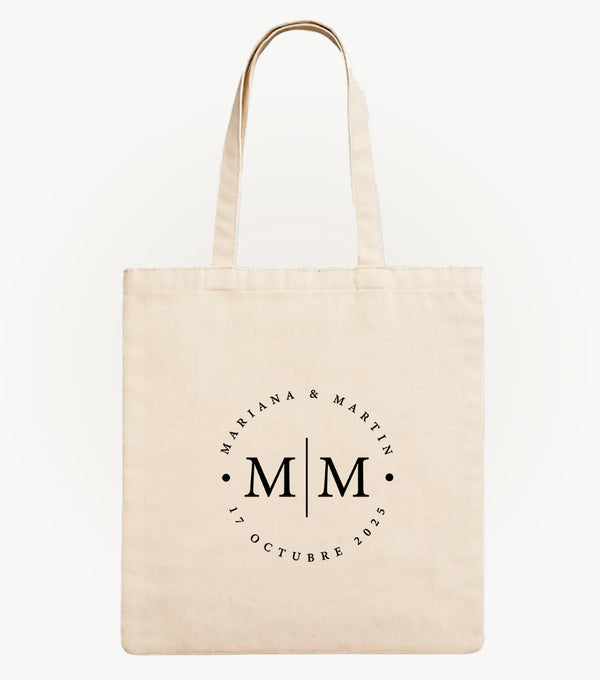 Tote bag, bolsa personalizada, bolsa de manta personalizada, bolsa para souvenirs, bolsa para bodas