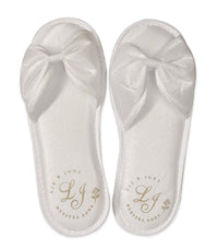 Pantufla Moño para Boda y XV años  | TopKnot Party - Top Knot Party