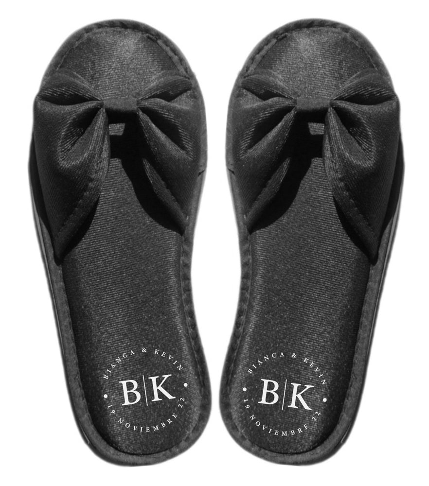 Pantufla Moño para Boda y XV años  | TopKnot Party - Top Knot Party