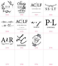 Vaso de plástico impreso en etiqueta - Top Knot Party