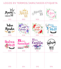 Vaso de plástico impreso en etiqueta - Top Knot Party