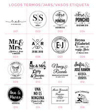 100 Jars + 2 Vasos de Acrílico para Boda - Top Knot Party