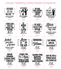 Termos y pantuflas personalizadas para bodas, fiestas y XV años, envios Nacionales e Internacionales
etiquetas para termos de boda, termos boda novios, frases para termos de boda