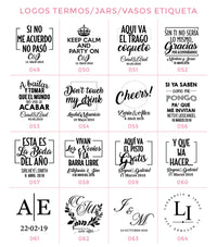 Paquete Jars + Pantuflas + Vaso Skinny - Top Knot Party