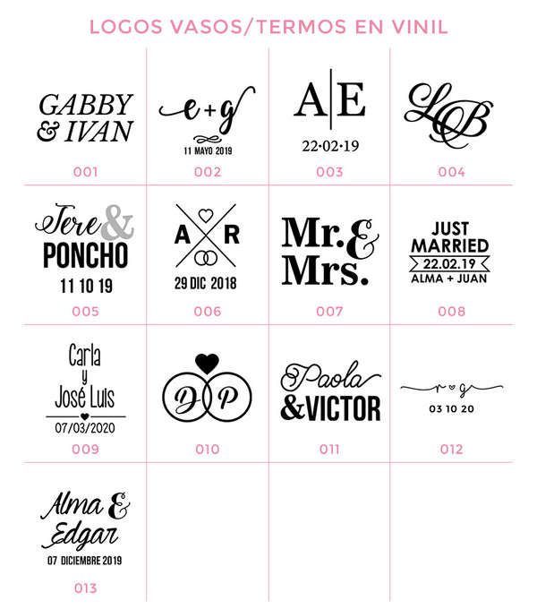 Paquete Vasos Vinil + Pantuflas + 2 Vasos Acero Inoxidable Skinny - Top Knot Party