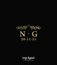 Diseño de Logotipo para Boda - Top Knot Party