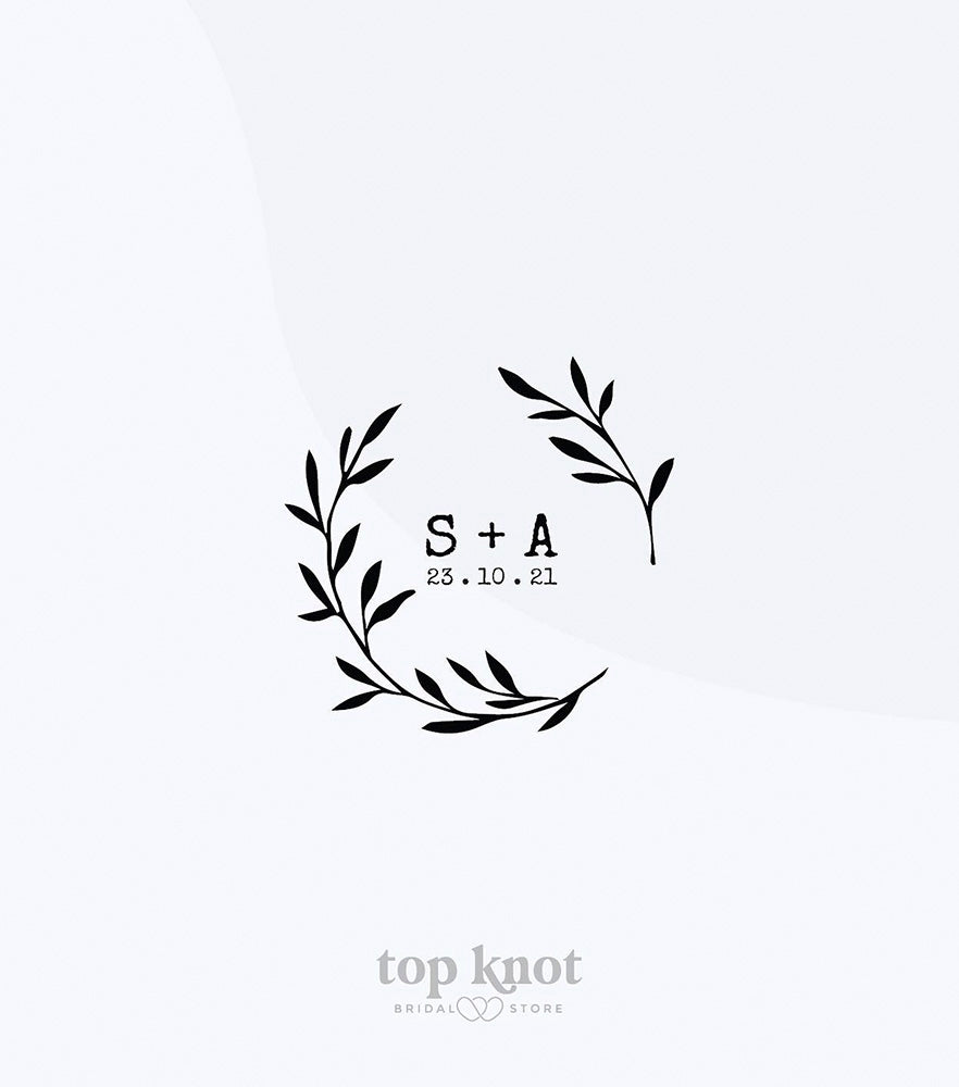 Diseño de Logotipo para Boda - Top Knot Party