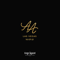 Diseño de Logotipo para Boda - Top Knot Party
