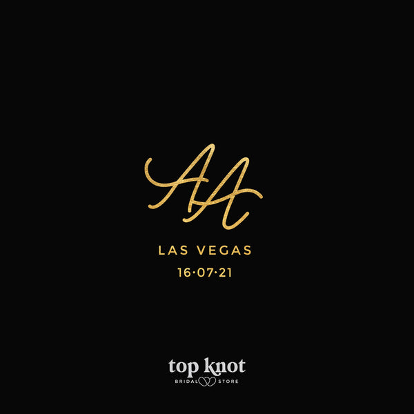 Diseño de Logotipo para Boda - Top Knot Party