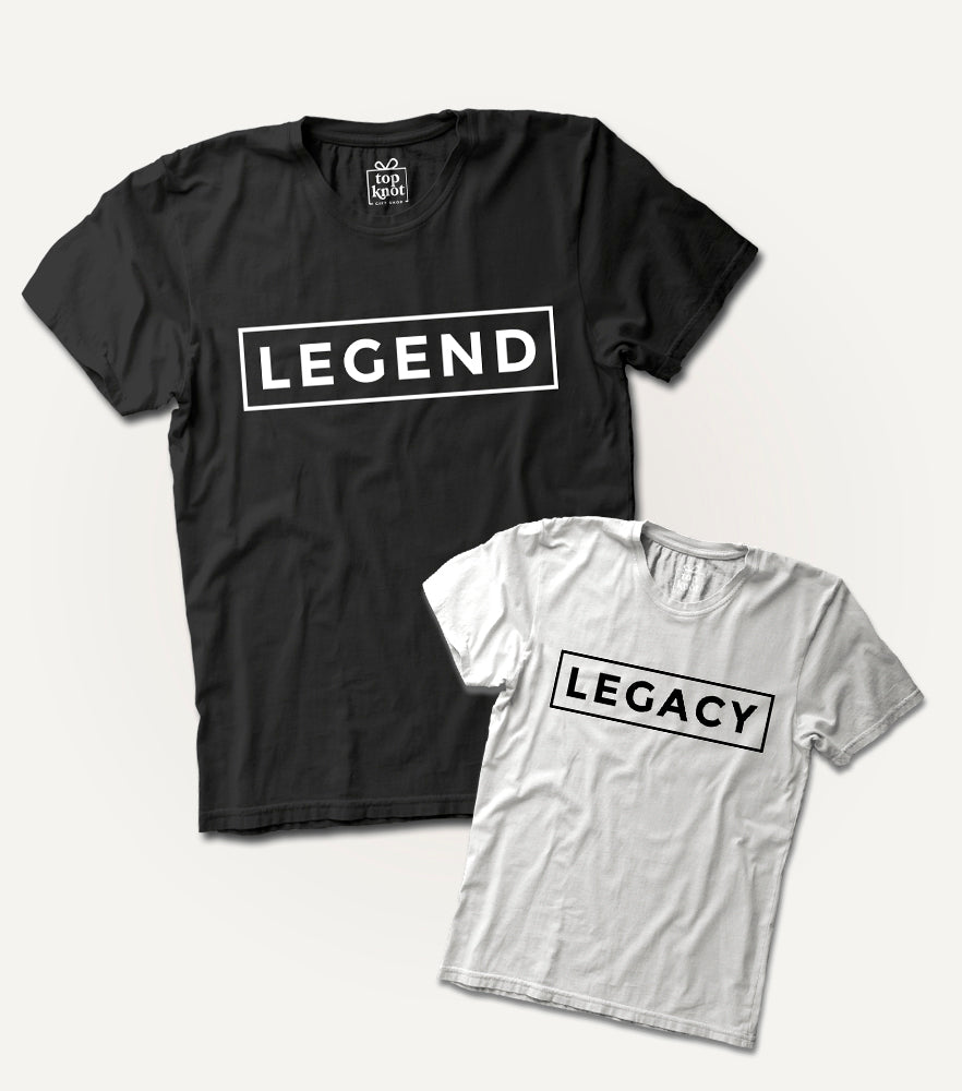 Duo Playera Padre e Hijo/Hija - Top Knot Party