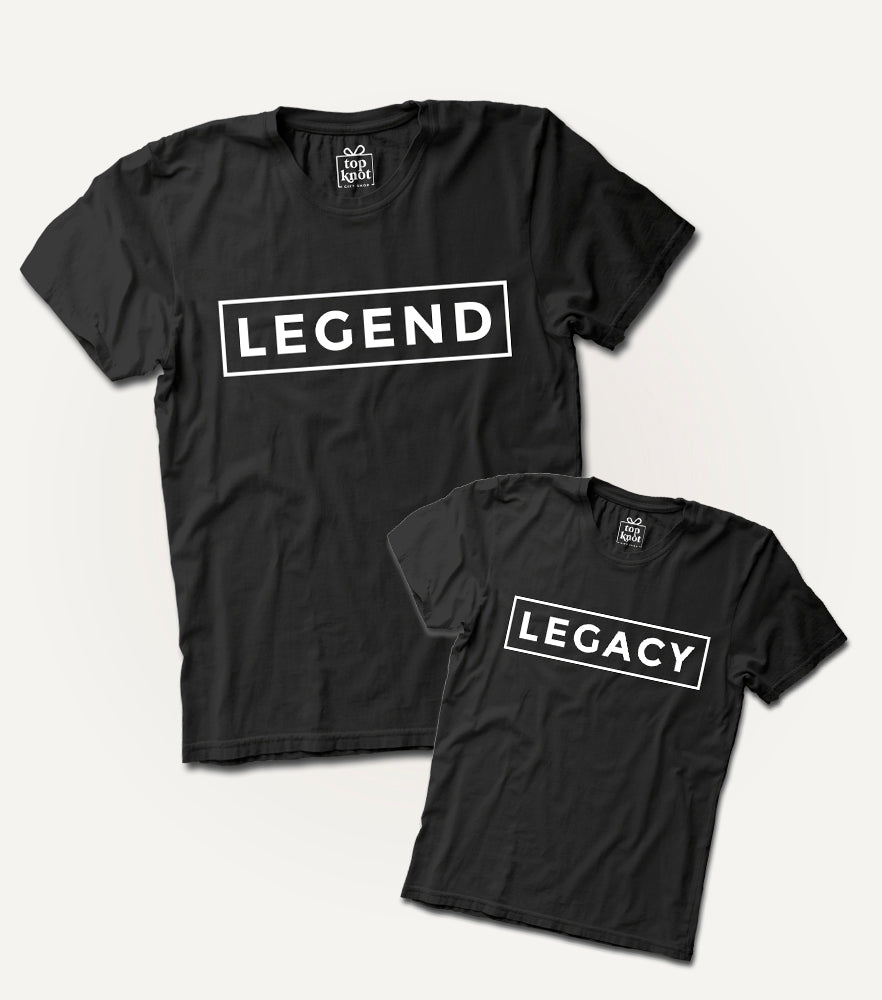 Duo Playera Padre e Hijo/Hija - Top Knot Party