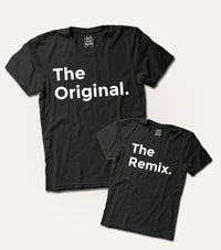 Duo Playera Padre e Hijo/Hija - Top Knot Party