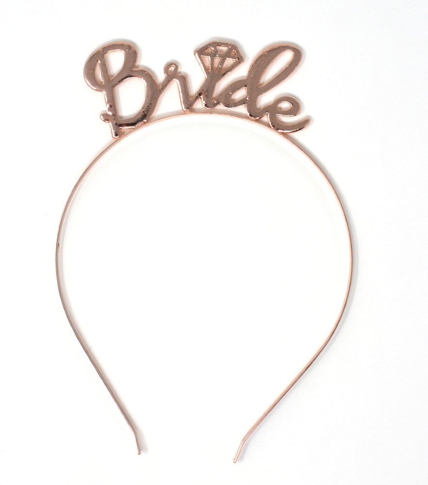 Diadema Bride Rose Gold - Top Knot Party