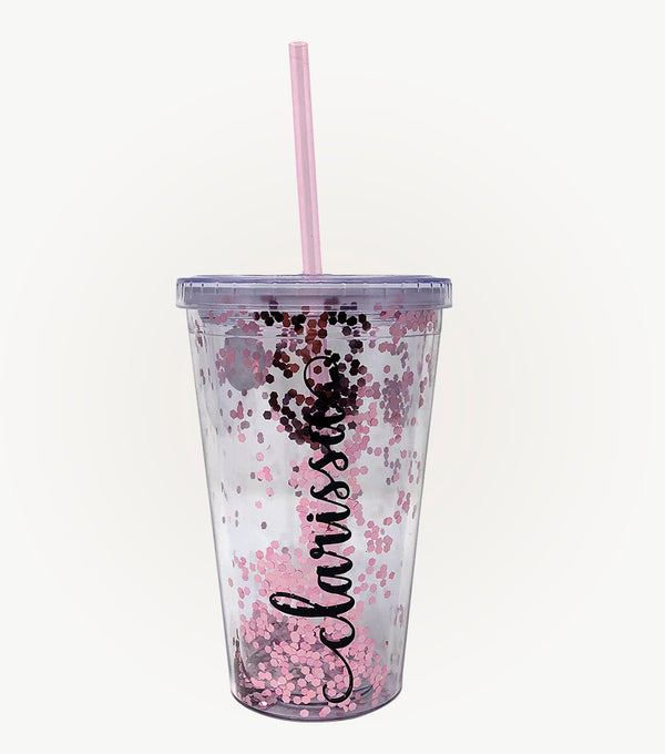 Vaso Glitter Rose Gold - Top Knot Party