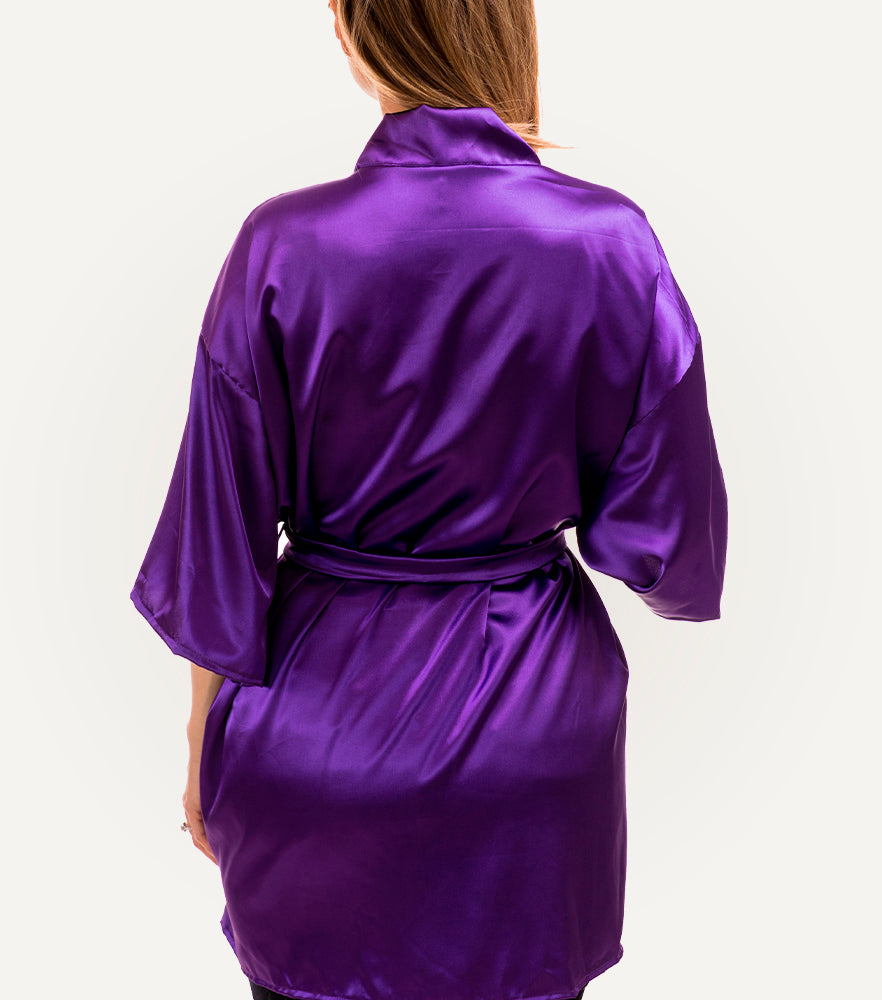 Bata de Satin - Top Knot Party