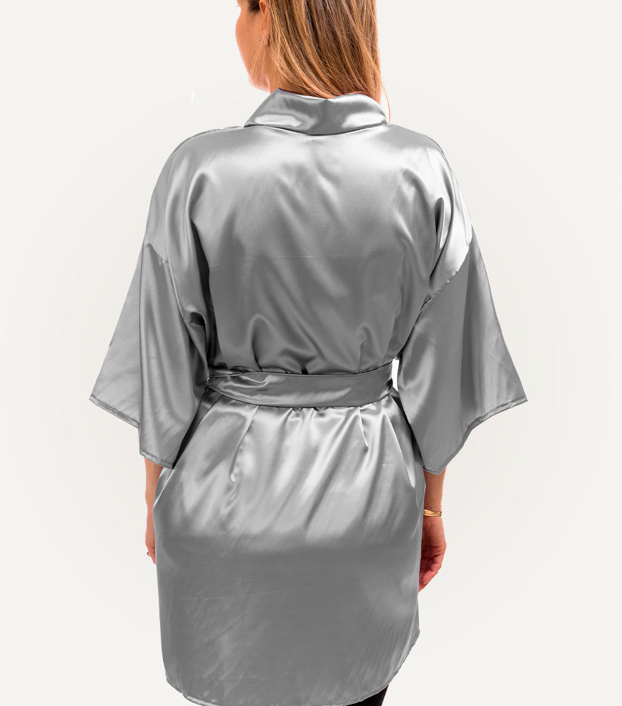 Bata de Satin - Top Knot Party