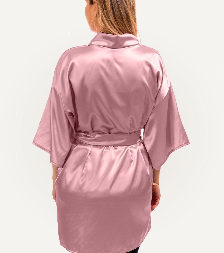 Bata de Satin - Top Knot Party