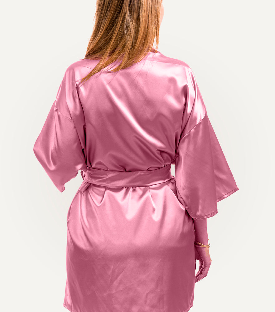 Bata de Satin - Top Knot Party