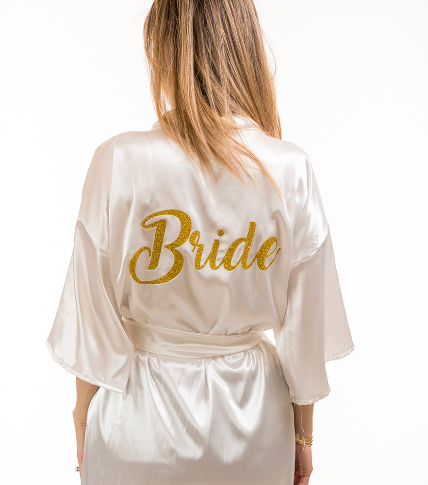 Bata de Satin - Top Knot Party