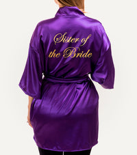 Kit Bata de Satin + Pantuflas de Satin personalizadas - Top Knot Party