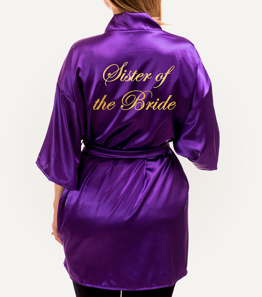 Bata de Satin - Top Knot Party