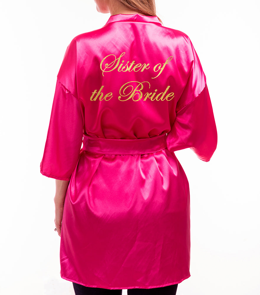 Kit Bata de Satin + Pantuflas de Satin personalizadas - Top Knot Party