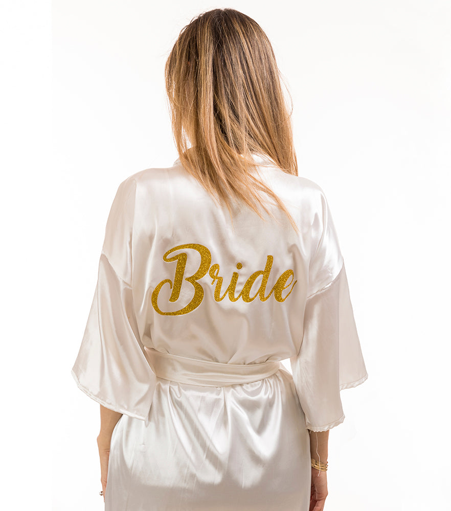 Bata de Satin - Top Knot Party