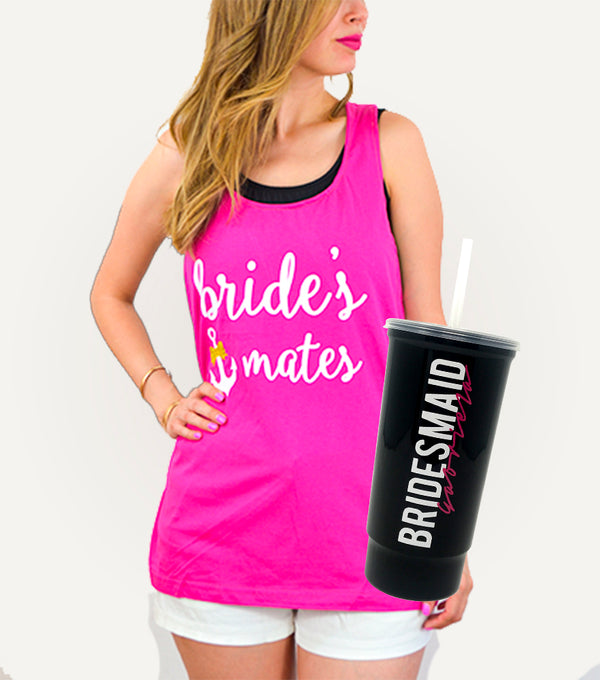 Tank Top Holgada / Batita + vaso jumbo - Top Knot Party