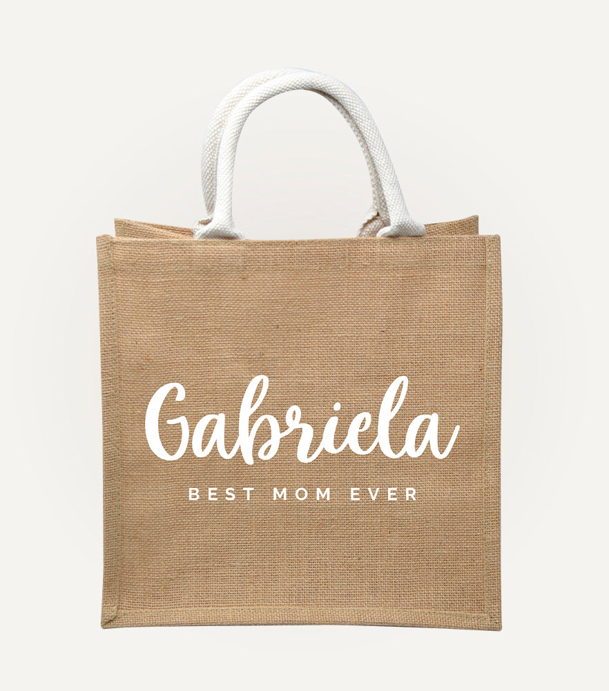 Bolsa de Yute Chica - Top Knot Party