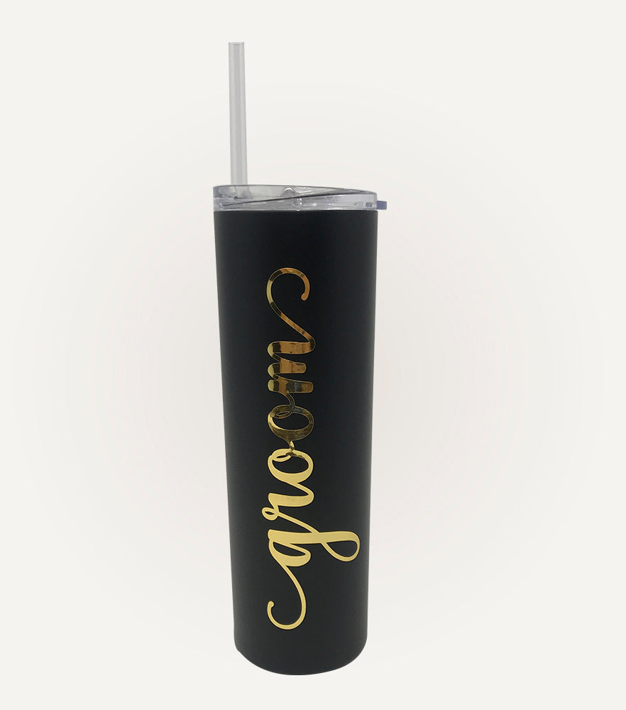 Vaso Acero Inoxidable Skinny - Top Knot Party