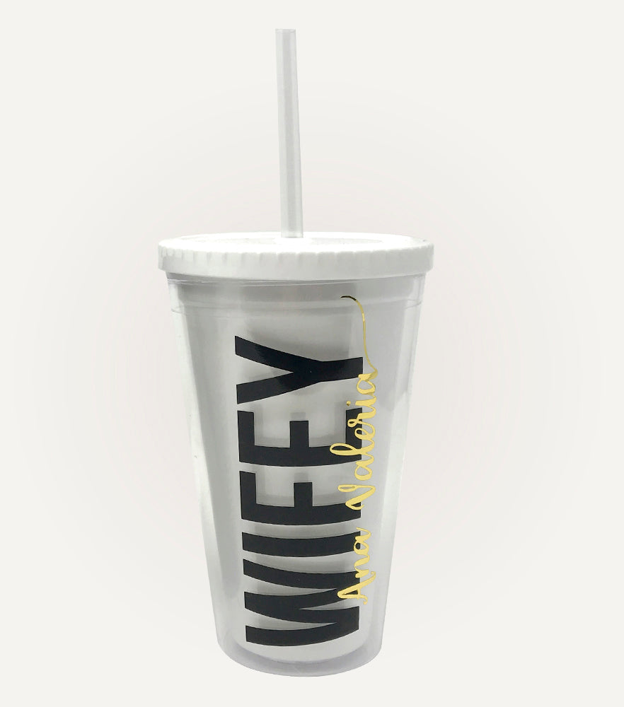 Vaso de Acrílico - Top Knot Party