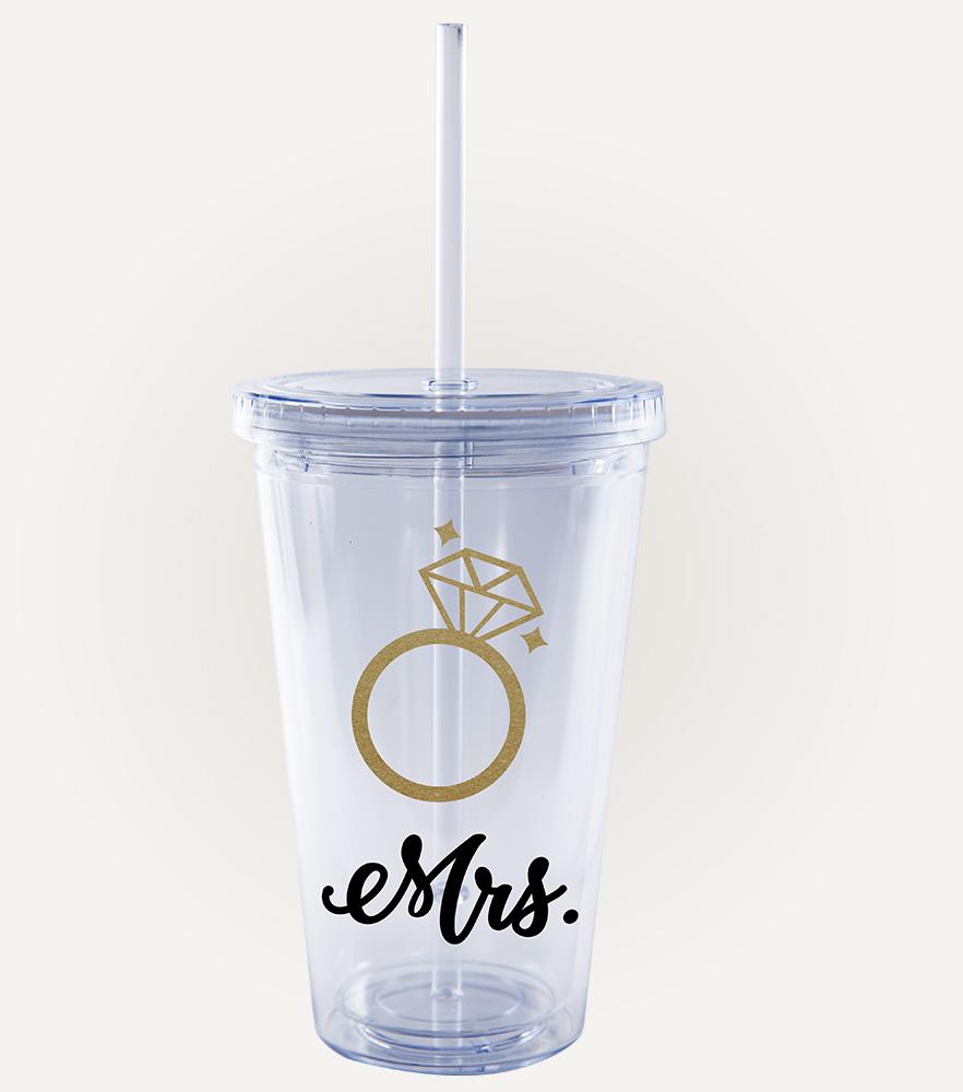 Vaso de Acrílico - Top Knot Party