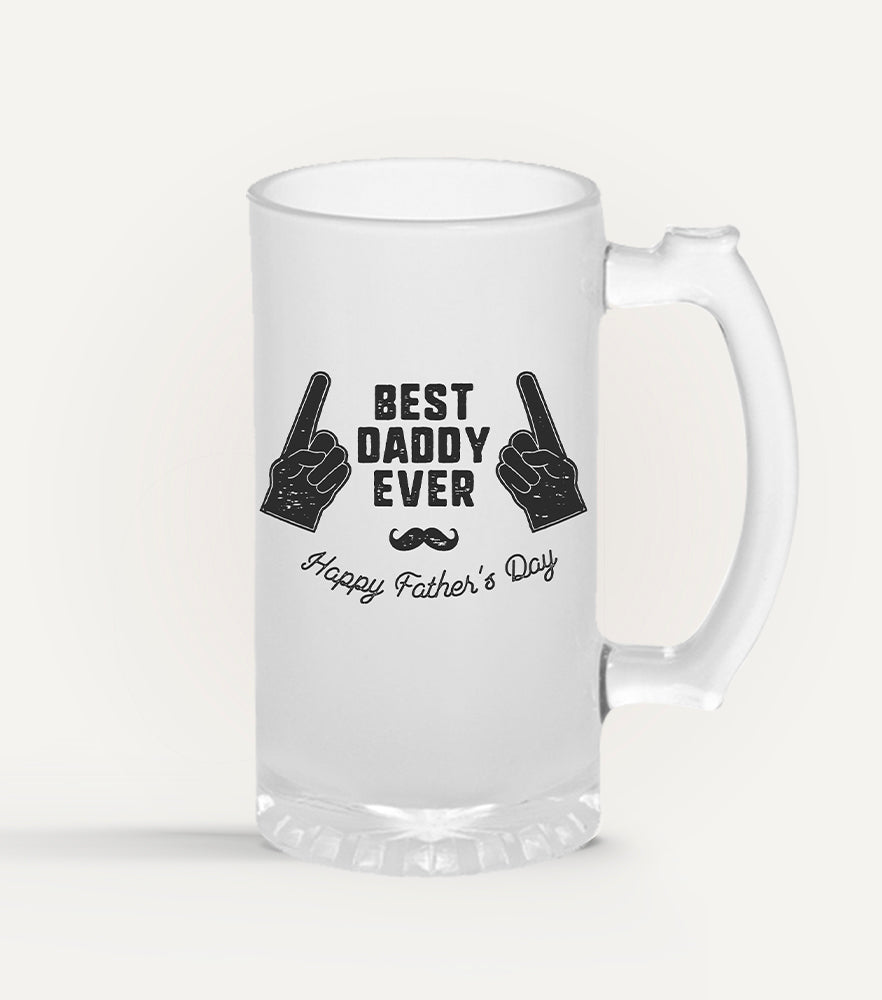 Tarro para Cerveza Día del Padre - Top Knot Party
