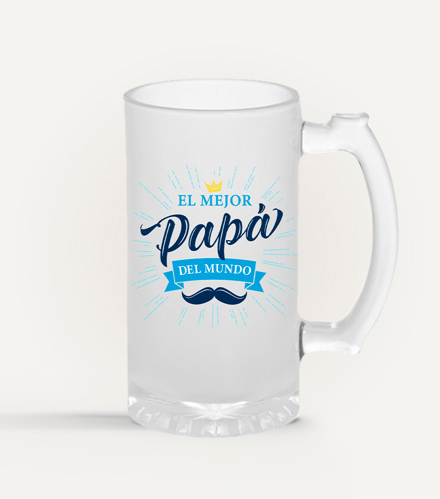 Tarro para Cerveza Día del Padre - Top Knot Party