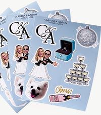 Plantilla de stickers personalizados para boda, sticker divertidos
stickers-personalizados-boda-etiquetas