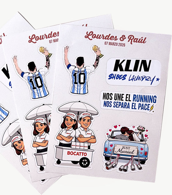 Plantilla de stickers personalizados para boda, sticker divertidos
stickers-personalizados-boda-etiquetas