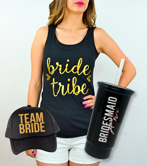 Gorra negra The Groom´s Squad – I Do-Bachelorette Party Kits